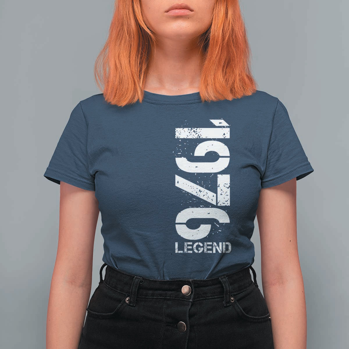 Vintage 1976 Legend T Shirt For Women 50th Birthday Gifts Special Milestone