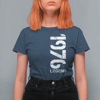 Vintage 1976 Legend T Shirt For Women 50th Birthday Gifts Special Milestone