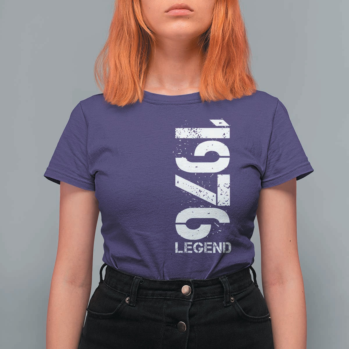 Vintage 1976 Legend T Shirt For Women 50th Birthday Gifts Special Milestone