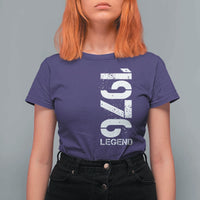 Vintage 1976 Legend T Shirt For Women 50th Birthday Gifts Special Milestone