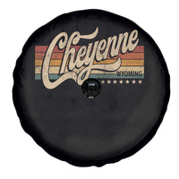 Cheyenne Wyoming Pride Retro Vintage WY State Spare Tire Cover