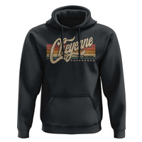 Cheyenne Wyoming Pride Retro Vintage WY State Hoodie
