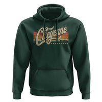 Cheyenne Wyoming Pride Retro Vintage WY State Hoodie