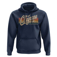 Cheyenne Wyoming Pride Retro Vintage WY State Hoodie