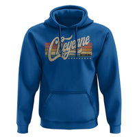 Cheyenne Wyoming Pride Retro Vintage WY State Hoodie