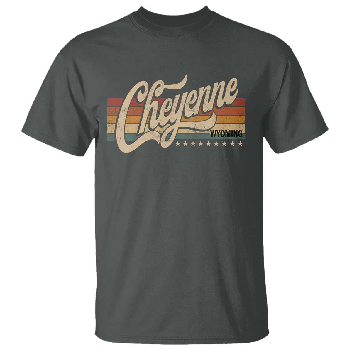 Cheyenne Wyoming Pride Retro Vintage WY State T Shirt
