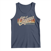 Cheyenne Wyoming Pride Retro Vintage WY State Tank Top