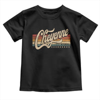 Cheyenne Wyoming Pride Retro Vintage WY State Toddler T Shirt