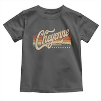 Cheyenne Wyoming Pride Retro Vintage WY State Toddler T Shirt