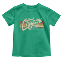 Cheyenne Wyoming Pride Retro Vintage WY State Toddler T Shirt