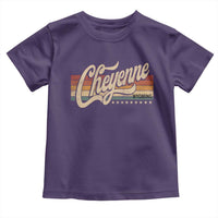 Cheyenne Wyoming Pride Retro Vintage WY State Toddler T Shirt