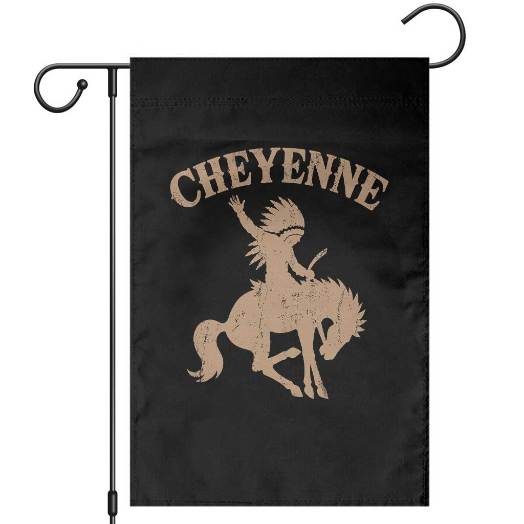 Cheyenne State Native American Cowboy Rodeo Garden Flag