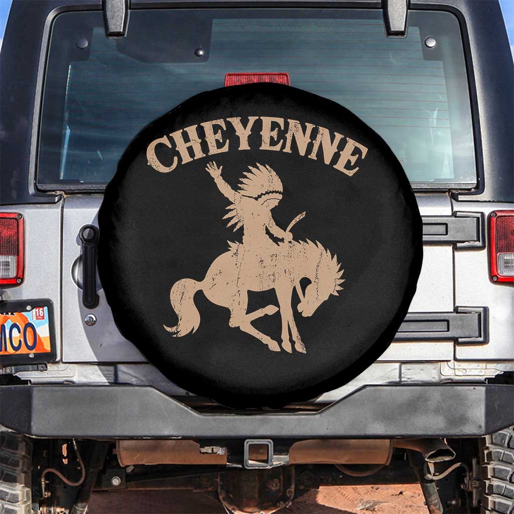 Cheyenne State Native American Cowboy Rodeo Spare Tire Cover