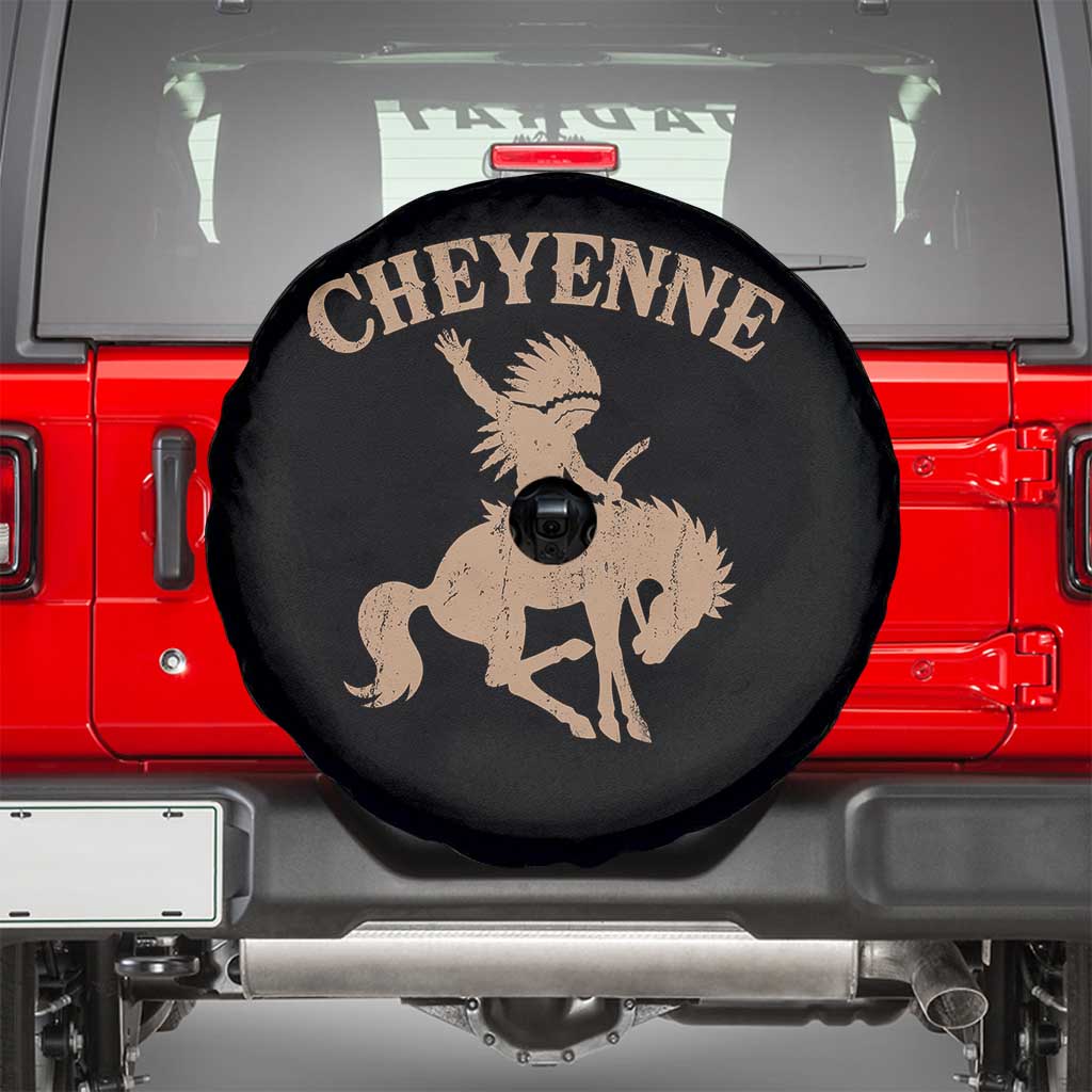 Cheyenne State Native American Cowboy Rodeo Spare Tire Cover