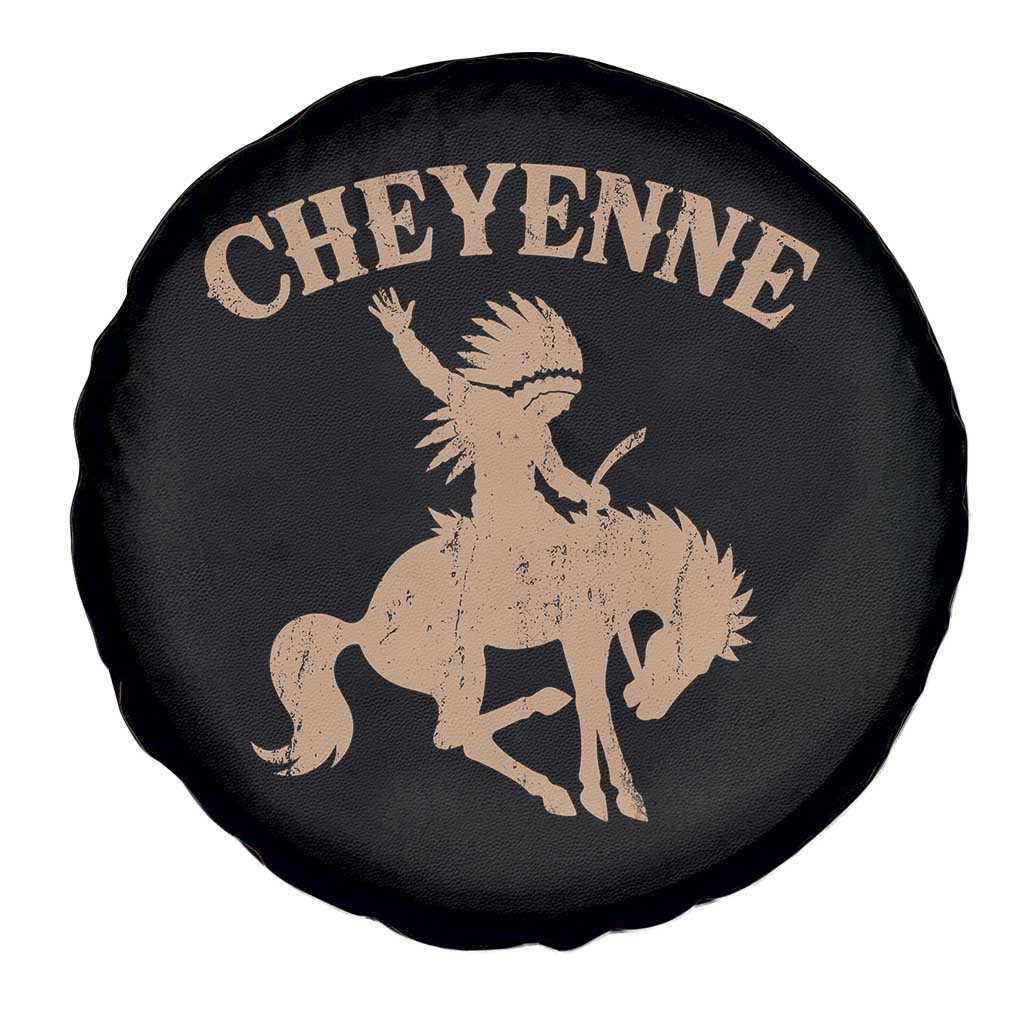 Cheyenne State Native American Cowboy Rodeo Spare Tire Cover