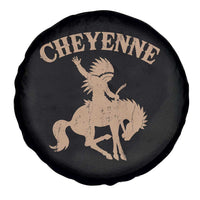 Cheyenne State Native American Cowboy Rodeo Spare Tire Cover