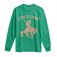 Cheyenne State Native American Cowboy Rodeo Long Sleeve Shirt