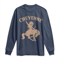 Cheyenne State Native American Cowboy Rodeo Long Sleeve Shirt