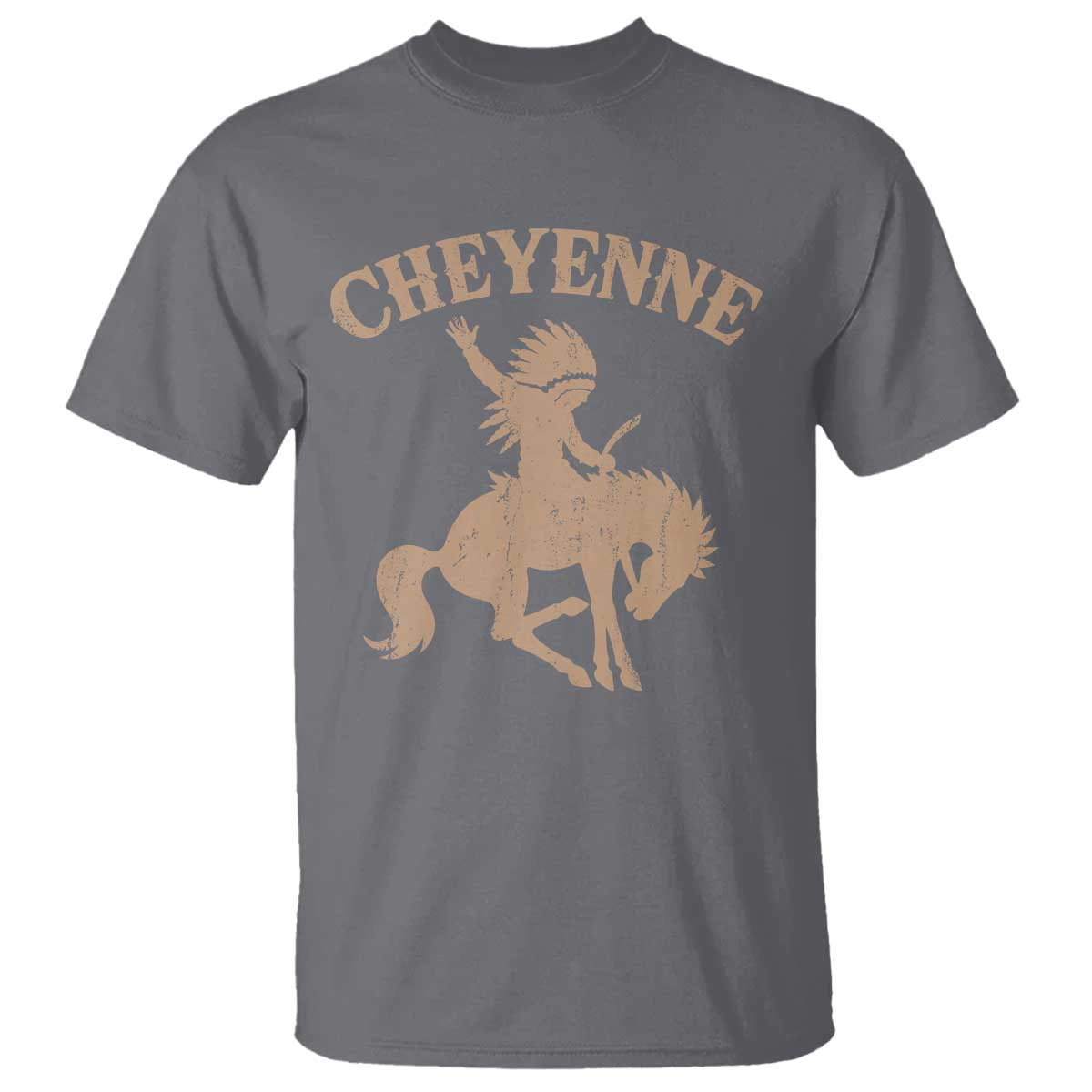 Cheyenne State Native American Cowboy Rodeo T Shirt