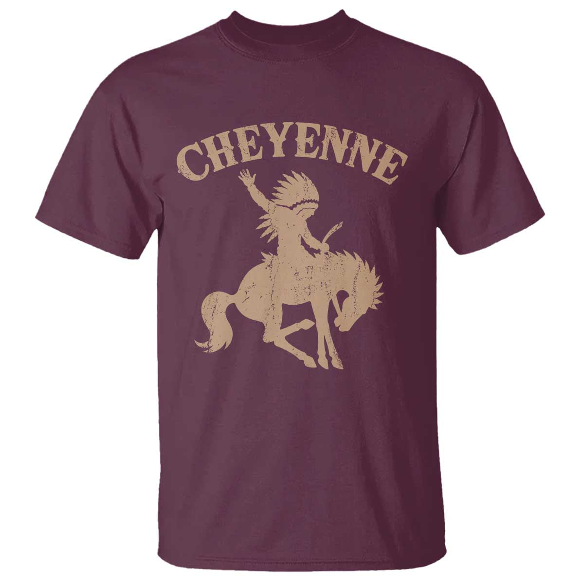 Cheyenne State Native American Cowboy Rodeo T Shirt
