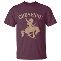 Cheyenne State Native American Cowboy Rodeo T Shirt