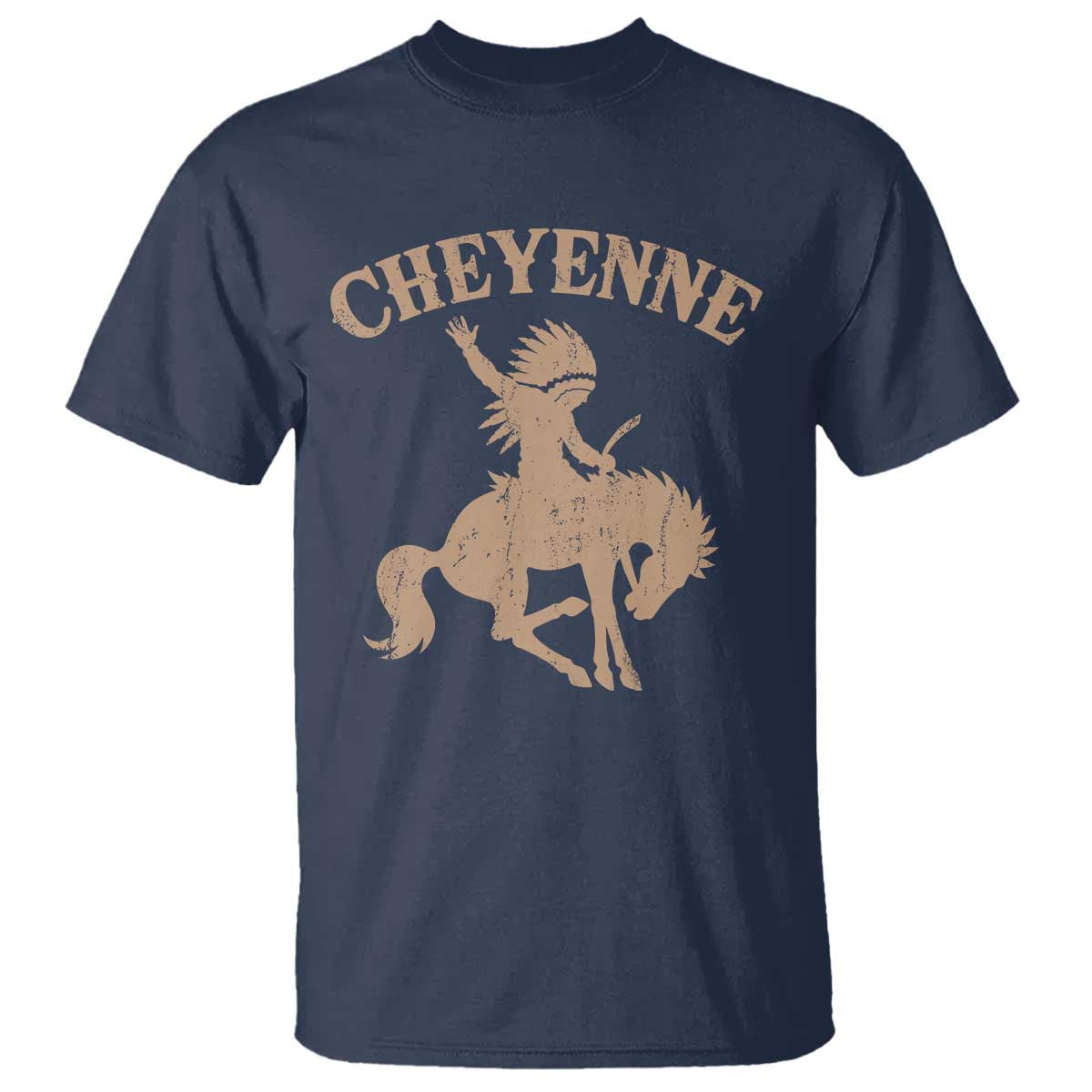 Cheyenne State Native American Cowboy Rodeo T Shirt