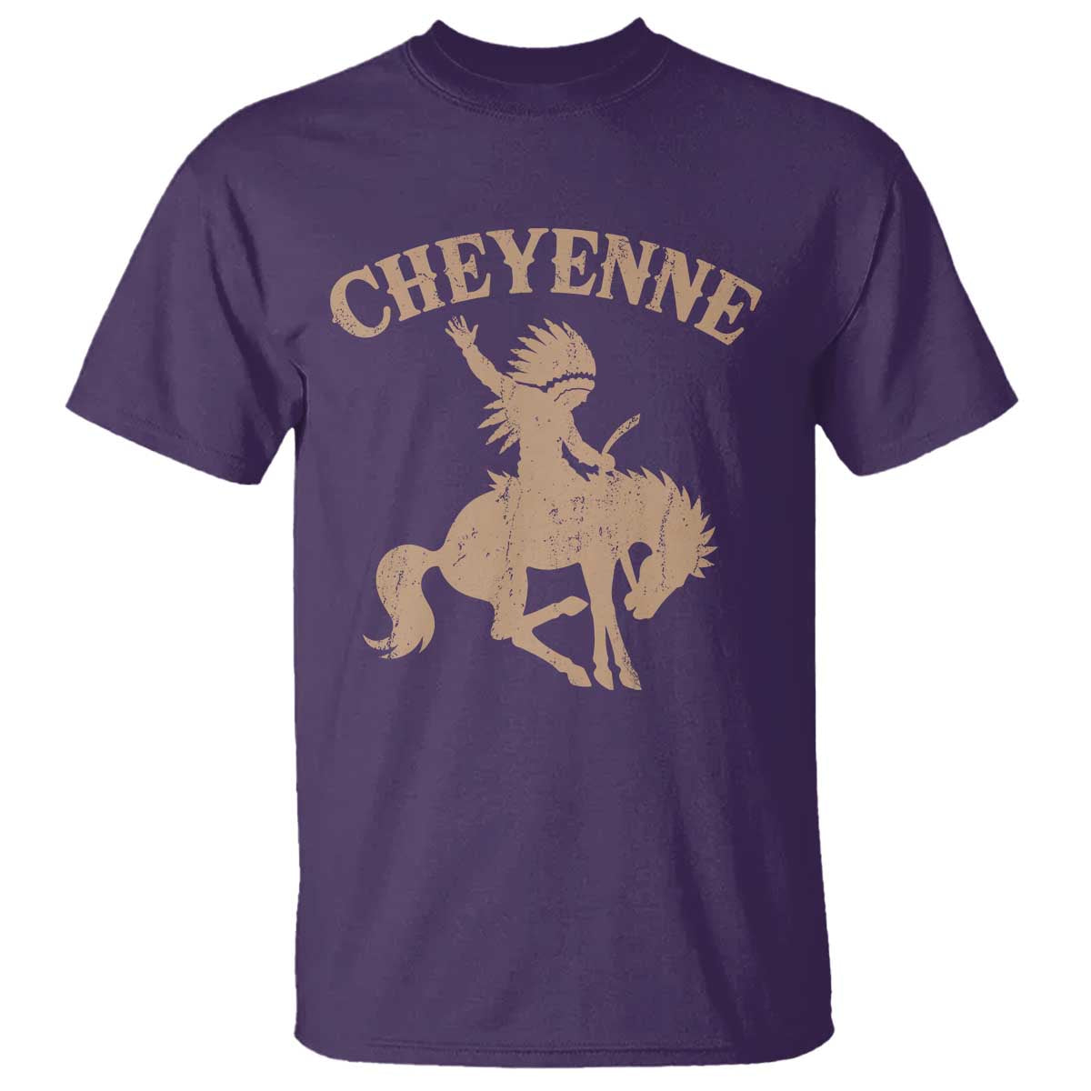Cheyenne State Native American Cowboy Rodeo T Shirt