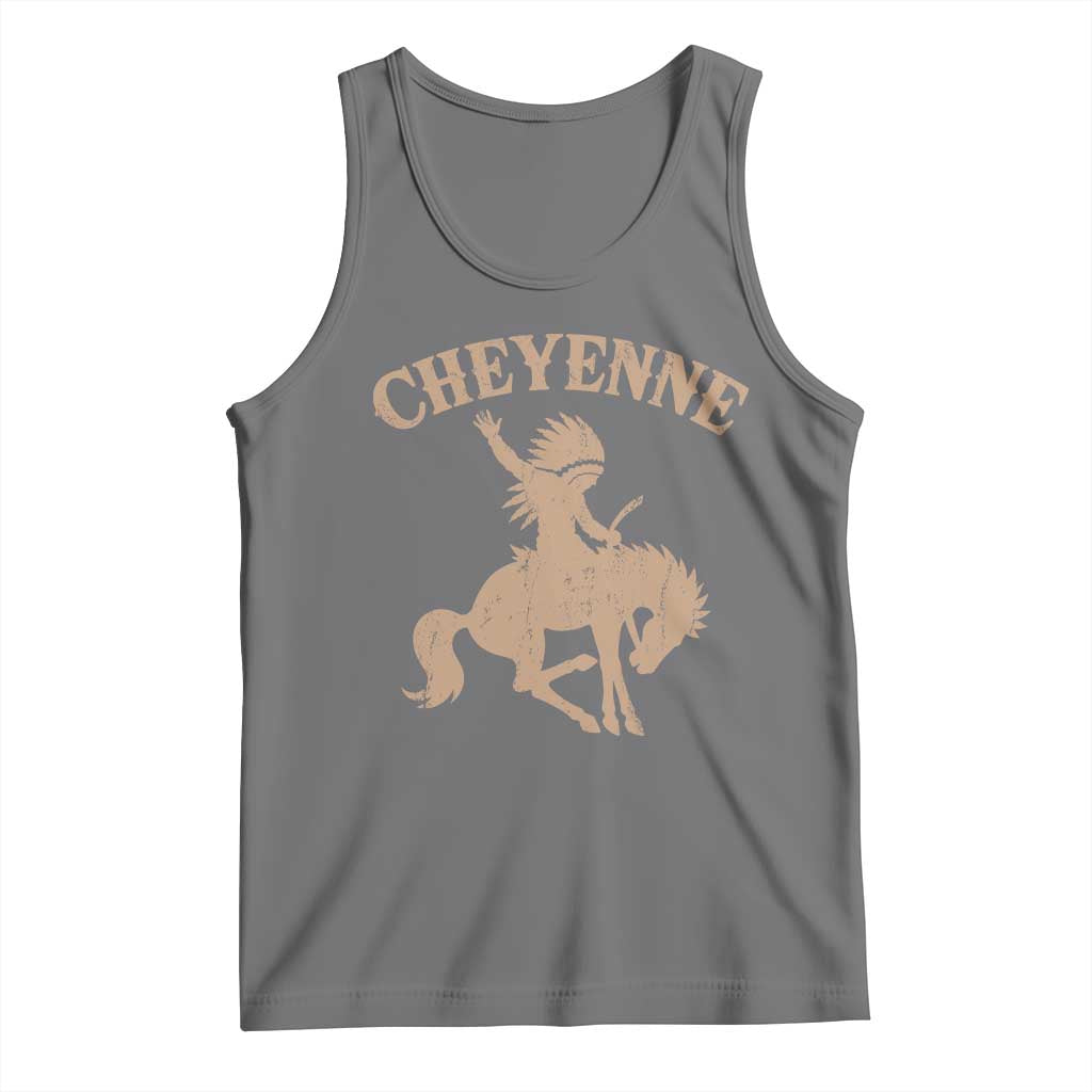 Cheyenne State Native American Cowboy Rodeo Tank Top