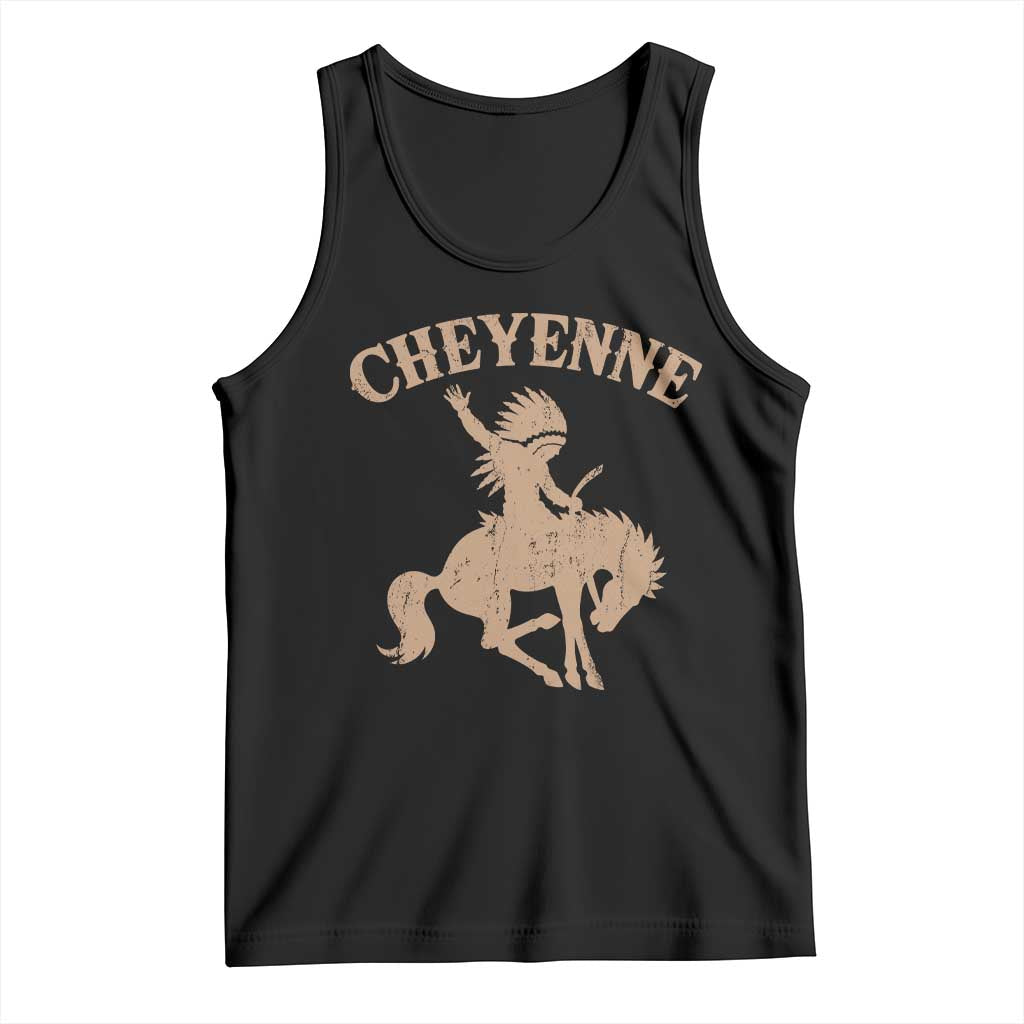 Cheyenne State Native American Cowboy Rodeo Tank Top