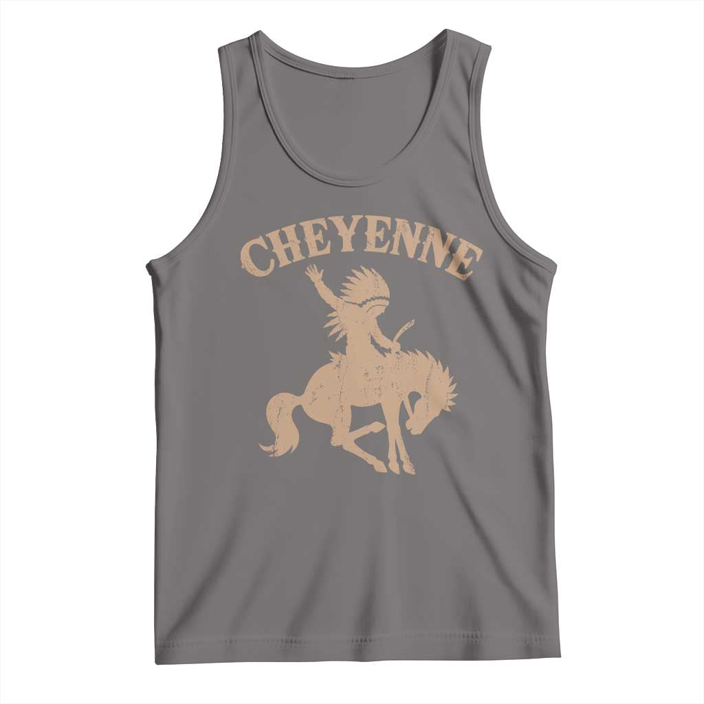 Cheyenne State Native American Cowboy Rodeo Tank Top