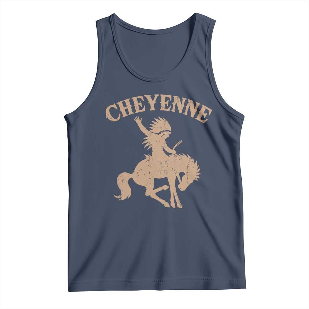 Cheyenne State Native American Cowboy Rodeo Tank Top