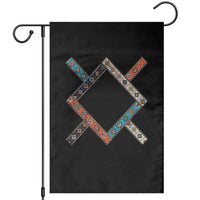 Northern Cheyenne Tribe Flag Montana Tribal Pattern Garden Flag