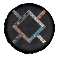 Northern Cheyenne Tribe Flag Montana Tribal Pattern Spare Tire Cover