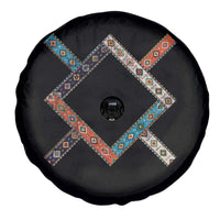 Northern Cheyenne Tribe Flag Montana Tribal Pattern Spare Tire Cover
