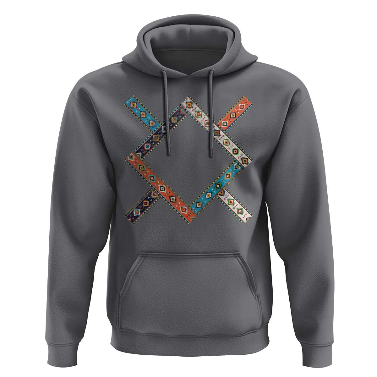 Northern Cheyenne Tribe Flag Montana Tribal Pattern Hoodie