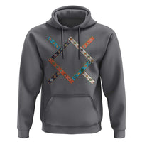 Northern Cheyenne Tribe Flag Montana Tribal Pattern Hoodie