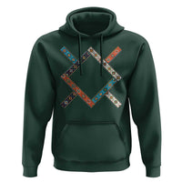 Northern Cheyenne Tribe Flag Montana Tribal Pattern Hoodie