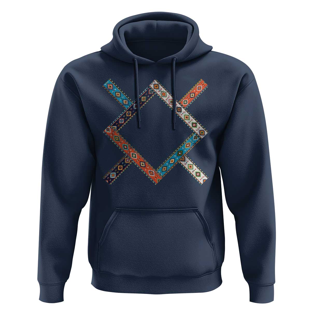 Northern Cheyenne Tribe Flag Montana Tribal Pattern Hoodie