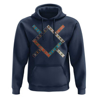 Northern Cheyenne Tribe Flag Montana Tribal Pattern Hoodie