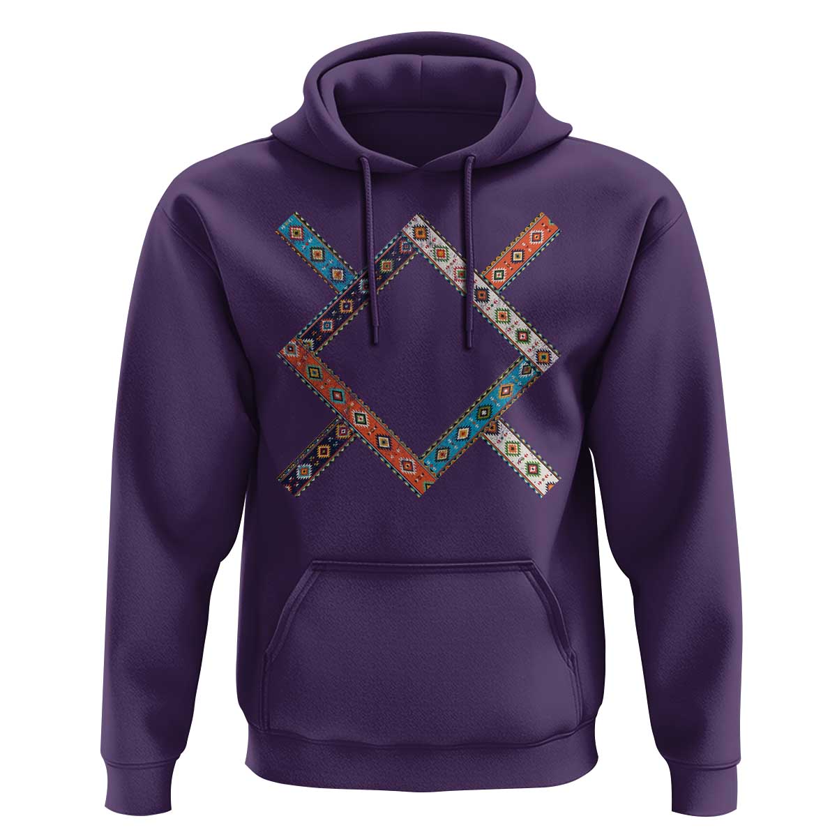 Northern Cheyenne Tribe Flag Montana Tribal Pattern Hoodie