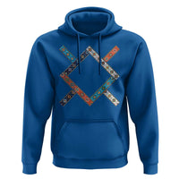 Northern Cheyenne Tribe Flag Montana Tribal Pattern Hoodie