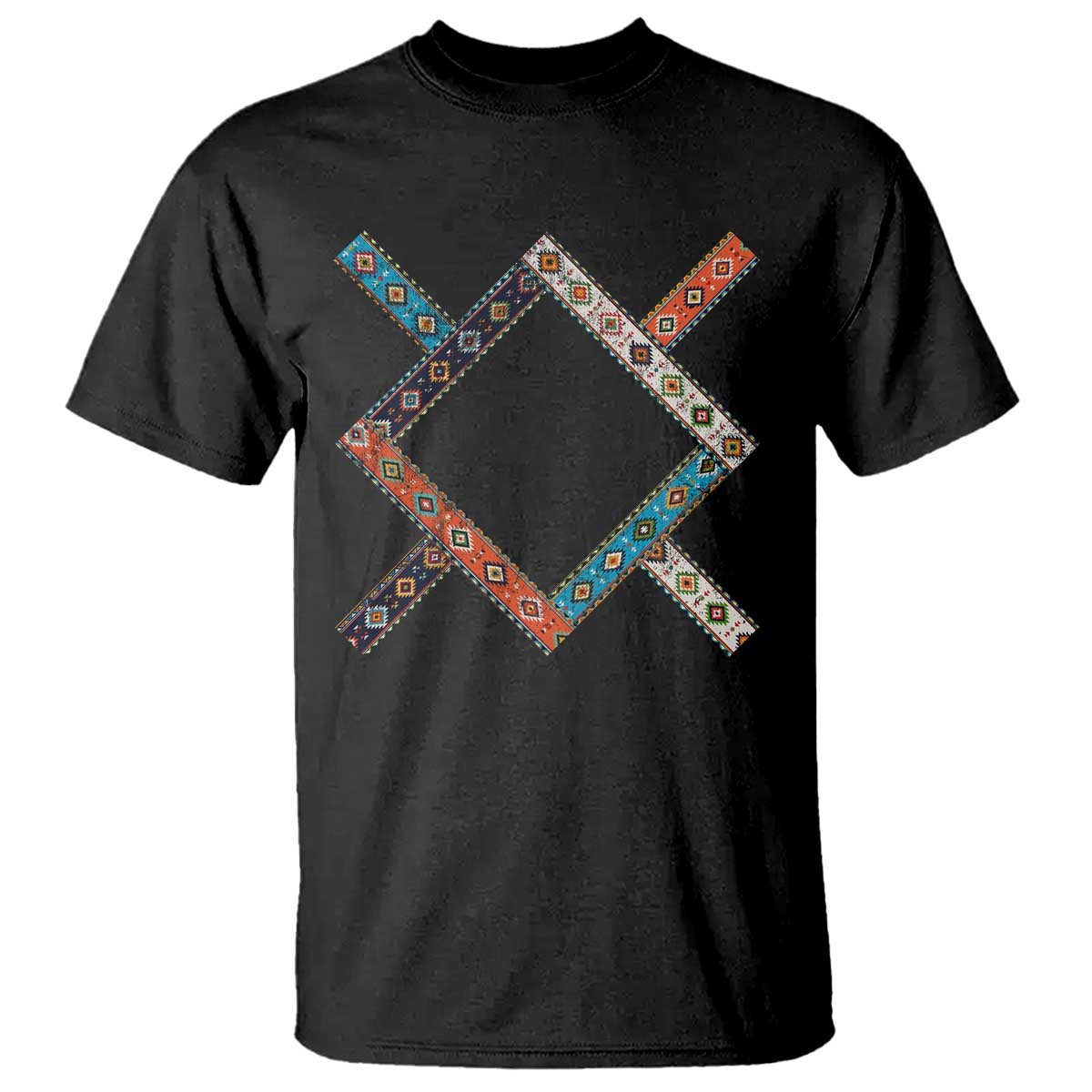 Northern Cheyenne Tribe Flag Montana Tribal Pattern T Shirt