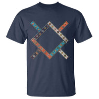 Northern Cheyenne Tribe Flag Montana Tribal Pattern T Shirt