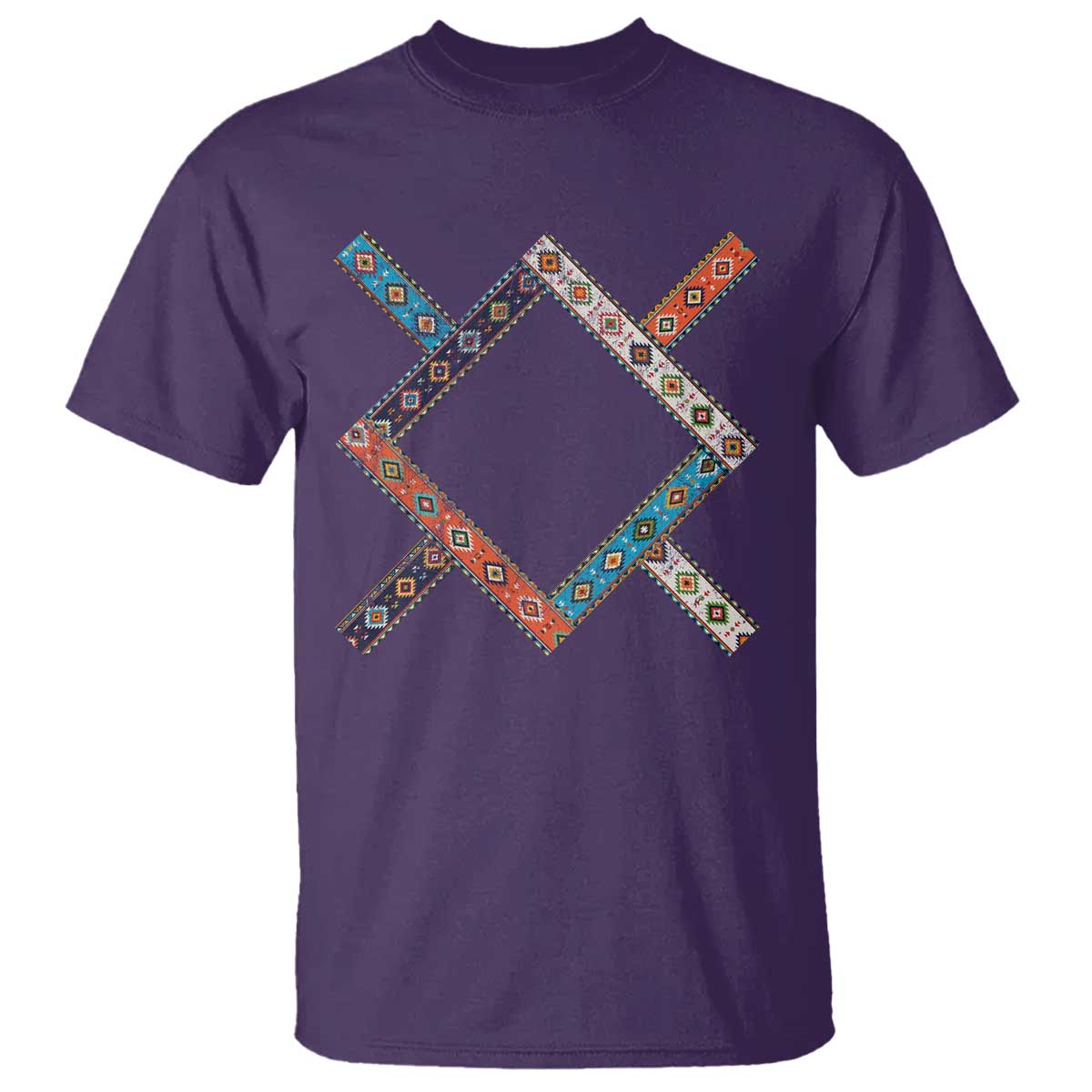 Northern Cheyenne Tribe Flag Montana Tribal Pattern T Shirt