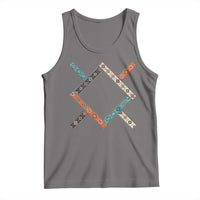 Northern Cheyenne Tribe Flag Montana Tribal Pattern Tank Top