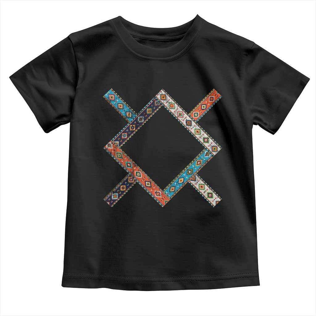 Northern Cheyenne Tribe Flag Montana Tribal Pattern Toddler T Shirt
