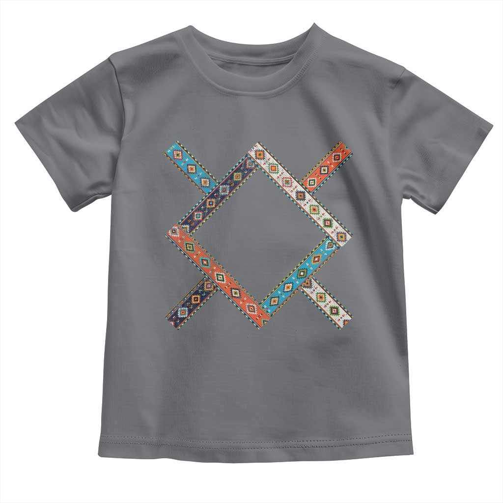 Northern Cheyenne Tribe Flag Montana Tribal Pattern Toddler T Shirt