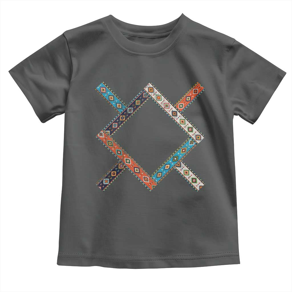 Northern Cheyenne Tribe Flag Montana Tribal Pattern Toddler T Shirt