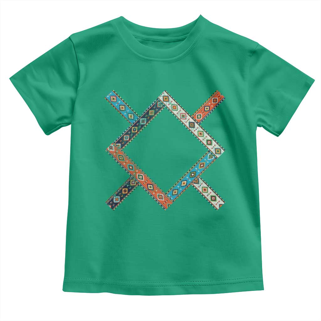 Northern Cheyenne Tribe Flag Montana Tribal Pattern Toddler T Shirt