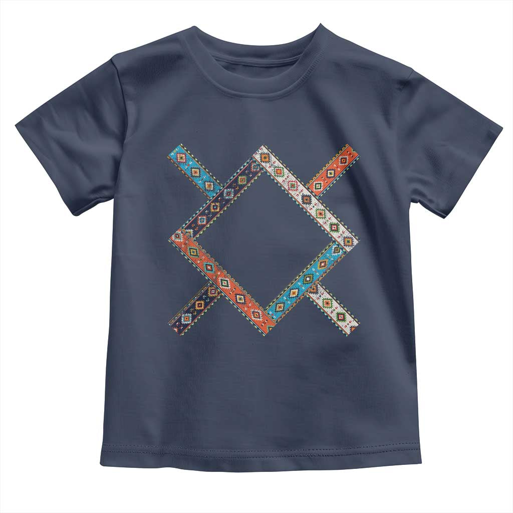 Northern Cheyenne Tribe Flag Montana Tribal Pattern Toddler T Shirt